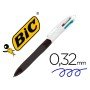 Esferografica Bic Quatro Cores com Grip Core Preto Ponta 1,3 Mm