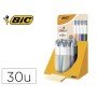 Esferografica Bic Quatro Cores Wood Expositor de 30 Unidades Cores Sortidas