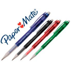 Esferografica Paper Mate Erasable Gel Cores Sortidas com Borracha