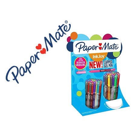 Esferografica Paper Mate Inkjoy Gel 600 Expositor de 60 Unidades Cores Sortidas