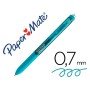 Esferografica Paper Mate Inkjoy Retratil Gel Pen Traço 0,7 Mm Verde Azulado