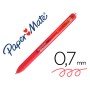 Esferografica Paper Mate Inkjoy Retratil Gel Pen Traço 0,7 Mm Vermelho