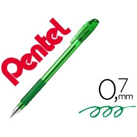 Esferografica Pentel Bx487 com Tampa Cor Verde
