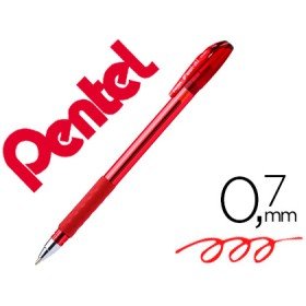 Esferografica Pentel Bx487 com Tampa Cor Vermelho