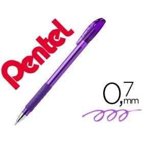 Esferografica Pentel Bx487 com Tampa Cor Violeta