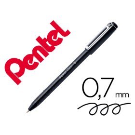 Esferografica Pentel Izee Ponta de 0,7Mm com Tampa Cor Preta