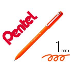 Esferografica Pentel Izee Ponta de 1,0Mm com Tampa Laranja