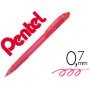 Esferografica Pentel Retratil Bx417 Cor Rosa