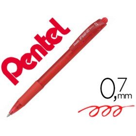 Esferografica Pentel Retratil Bx417 Cor Vermelha
