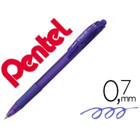Esferografica Pentel Retratil Bx417 Cor Violeta