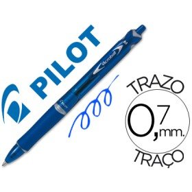 Esferografica Pilot Acroball Azul Tinta Oleo Ponta de Esfera de 1,0Mm Retratil
