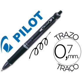 Esferografica Pilot Acroball Preto Tinta Oleo Ponta de Esfera de 1,0Mm Retratil