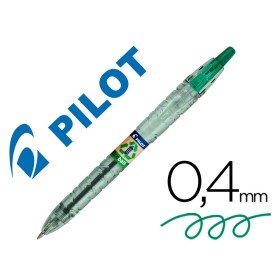 Esferografica Pilot Ecoball Plastico Reciclado Tinta de Oleo Ponta de Esfera 1 Mm Cor Verde