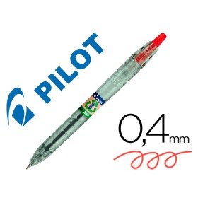 Esferografica Pilot Ecoball Plastico Reciclado Tinta de Oleo Ponta de Esfera 1 Mm Cor Vermelho