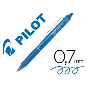 Esferografica Pilot Frixion Clicker Apagavel 0,7 Mm Cor Azul Claro em Blister