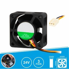 Ventoinha 24V 40X40X20Mm 3 Fios