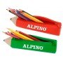 Estojo Escolar Alpino Forma Lapis Soft com 12 Lapis de Cor