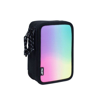 Estojo Escolar Milan Serie Sunset Triplo Cor Preto 195X55X130 Mm