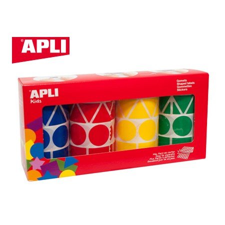 Etiquetas Apli Autodesivas Figuras Sortidas 10753 Bolsa de 5428 Unidades