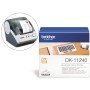 Etiquetas Precortadas Brother Dk11240 Branca 102 Mm x 51 Mm Papel Termico Multiproposito Grande 600 Etiquetas