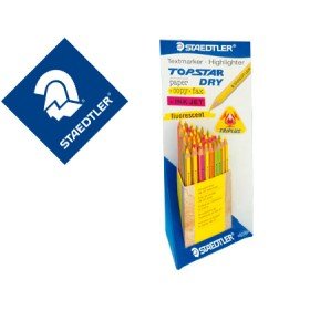 Expositor de 48 Lapis de Cor Fluorescente Staedtler Top Star Dry