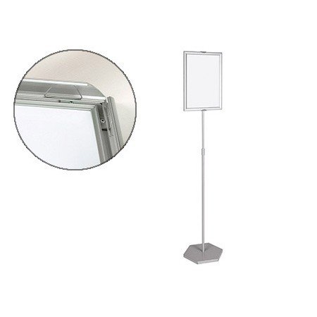Expositor de Pe Bi-Offcie Para Formatos A3 Ajustavel em Altura 102 Cm