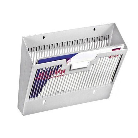 Expositor Mural Cep de Parede Poliestireno em Rede 1 Compartimento Cinza 360X257X95 Mm