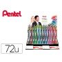 Expositor Pentel Bl77 com 6 Duzias E 12 Cores Sortidas