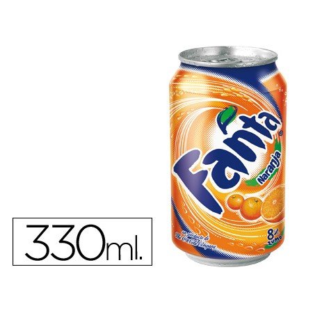 Fanta Laranja Lata 330Ml