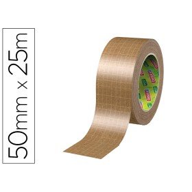 Fita Adesiva Tesa Eco Para Embalagem Ultraforte Cor Kraft 25 Mt x 50 Mm