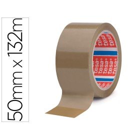 Fita Adesiva Tesa Polipropileno Castanha 132 Mt x 50 Mm