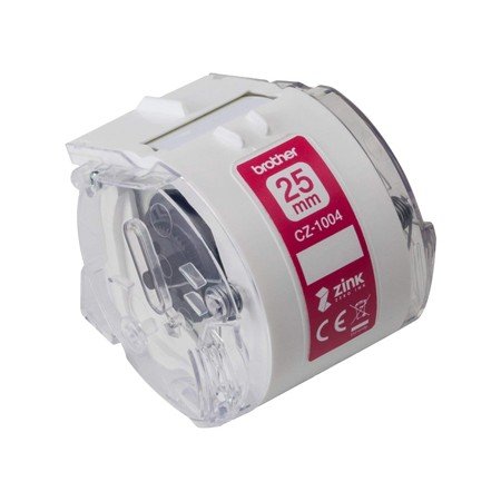 Fita Brother Cz-1004 Impressao Cor Para Impressora Vc-500W Rolo 25 Mm x 5 M