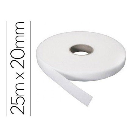 Fita de Velcro Adesivo Sumo Didactic Rugosa Rolo 25 Mx20 Mm