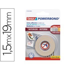 Fita Dupla Face Tesa Interiores 1,5 Mt x 19 Mm