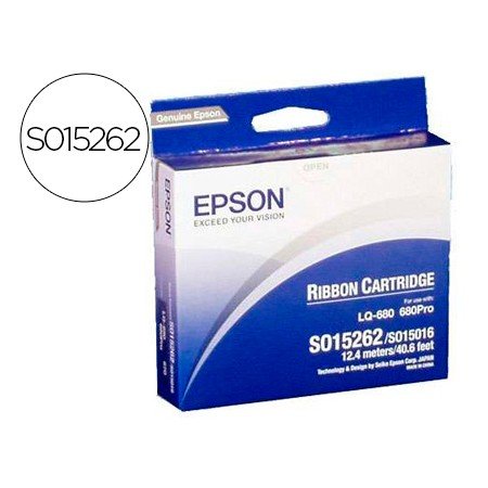 Fita Impressora Epson Lq-670/860/1060/2500/2550, Dlq-2000 Preto