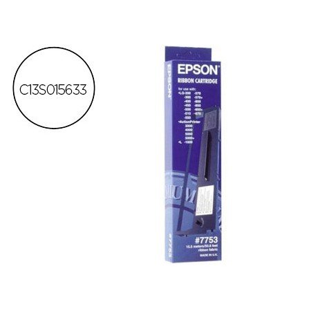 Fita Maquina Original Epson Para Lq-200/300/500/550/570/850/870 Preta