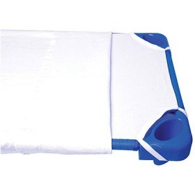 Folha Para Cama de Creche Amaya Branca 50% Algodao 50% Acrilico 126X55 Cm