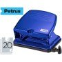 Furador Petrus 65 Capacidade 20 Folhas Azul