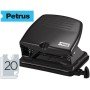 Furador Petrus 65 Capacidade 20 Folhas Preto