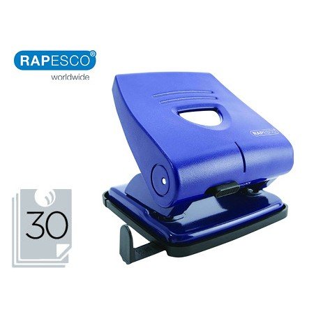 Furador Rapesco 827-P Azul 2 Furos Capacidade 30 Folhas