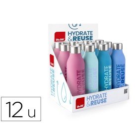 Garrafa Ibili Parede Dupla Livre Bpa 500 Ml Expositor de 12 Unidades Cores Sortidas