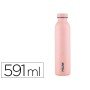 Garrafa Milan Aco Inoxidavel Termo Cor Rosa 591 Ml