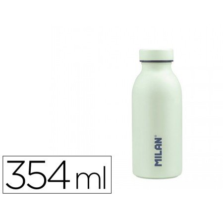 Garrafa Milan Aco Inoxidavel Termo Cor Verde 354 Ml
