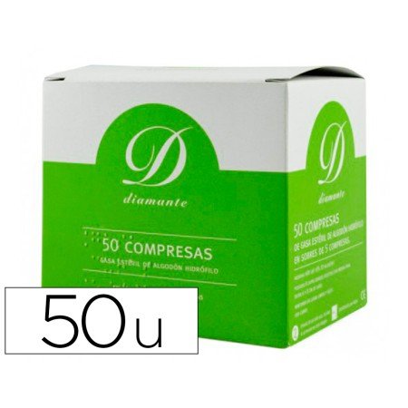 Gaze Esteril Algodao Hidrofilo Caixa de 50 Unidades