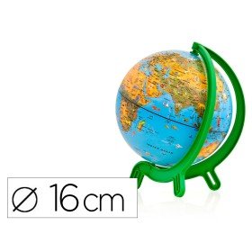Globo Terrestre Nova Rico Mini Giacomino Base de Plastico Alta Resistencia 16 Cm Diametro