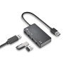 Hub Ngs Tiny 4 Portas com Adaptador de Corrente USB 2.0