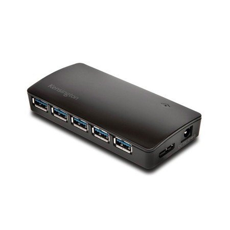 Hub USB 3.0 Kensington com Carregador 7 Portas Preto