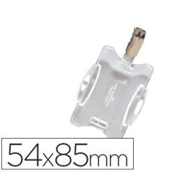 Identificador Durable com Clip Giratorio Uso Vertical/Horizontal 54X85 Mm