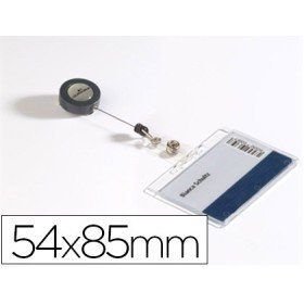 Identificador Durable com Cordao Extensivel Uso Vertical/Horizontal 54X85 Mm