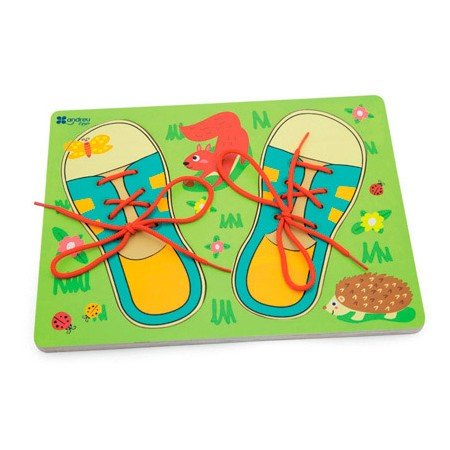 Jogo Andreutoys Enlaçar, Enrolar E Coser 30X22,5X1,3Cm